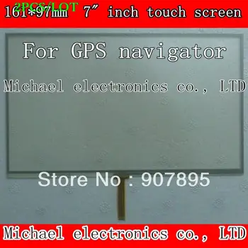 2 buc 161X97mm 7inch 4 fire panou de ecran tactil Rezistiv /Digitizer navigator GPS MP4 tablet pc MID de remarcat dimensiunea și culoarea