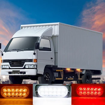 36W 12 LED Strobe de Avertizare Strobe Lumina Intermitent Defalcare Lumina de Urgență Camion Masina Lampă de 12V 24V Trafic de Lumină, Benzi cu Led-uri