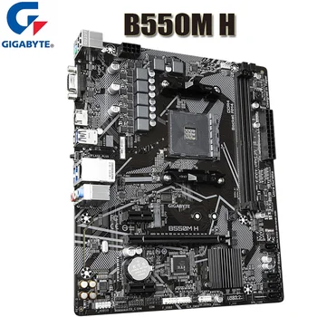 Gigabyte B550M SEC Placa de baza AMD B550 AM4 DDR4 5000(O. C.)MHz Desktop B550 Placa-Mama AM4 PCI-E 4.0 HDMI, SATA III USB3.2 VGA Nou