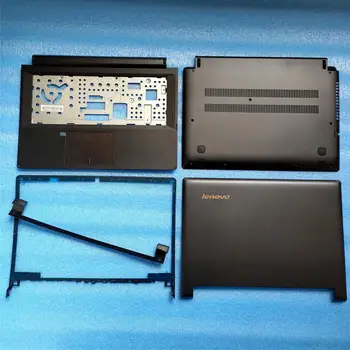 Nou, Original, pentru Lenovo Flex 2 14 LCD Înapoi Caz+Bezel Caz+de Sprijin pentru mâini majuscule + Cazul de Bază+Balama Capac negru