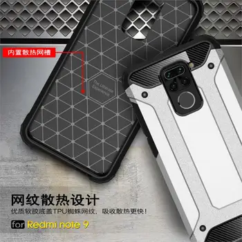 Pentru Xiaomi Redmi Nota 9 Caz Acoperire Anti-knock Bara Rugged Armor Greu Capacul din Spate Redmi Note9 Nota 9 Telefon Caz Pentru Redmi Nota 9