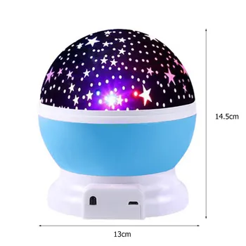 Bluetooth Audio Galaxy Proiector De Stele, Luna Lumina De Noapte Cer Rotație Baterii Lampa Veioza Pentru Dormitor Pentru Copii Cadouri