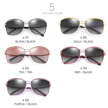 DEARMILIU 2019, Femei de lux ochelari de Soare Polarizat Femei Conducere Supradimensionat Ochelari de Soare UV400 Ochelari de cal Gafas De Sol Nuante Pentru Femei
