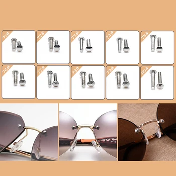NEAMU-Ochelari ochelari de soare Kit de Reparare cu Șuruburi Pensete Șurubelniță Mică Mini Șuruburi Nuci Sortiment Ochelari de Reparare Nas Tampoane