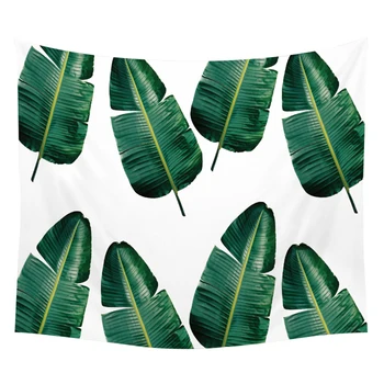 Planta tropicala Model Pânză agățat de perete Poliester Tapiserie frunze mandala Art Covor Pătură Prosop de Plajă Yoga Picnic Mat 3D
