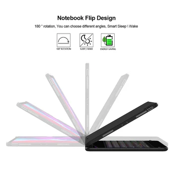 360 de Grade de Rotație Caz Pentru iPad cu aer4 10.9 Inch iPad Pro 11 2018 2020 Tastatură Bluetooth Suport Rotativ Grele Flip Cover