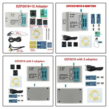 Cea mai noua Versiune EZP2019 de Mare viteză USB SPI Programator EZP 2019 Suport 24 25 93 EEPROM 25 BIOS Flash Cip Set Complet