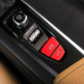 Auto Styling P Frânei de parcare Electronice Butoane de metal decor Acoperire Autocolant Tapiterie pentru Volvo XC60 XC90 S90 Auto Accesorii de Interior