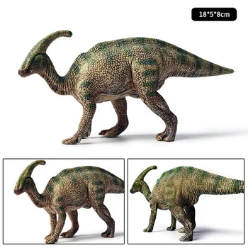 Parasaurolophus Dinozaur Model de Simulare Fiară Sălbatică Acțiune Figura de Învățământ din PVC Vechi Animal de Jucărie pentru Copii Copil Cadou