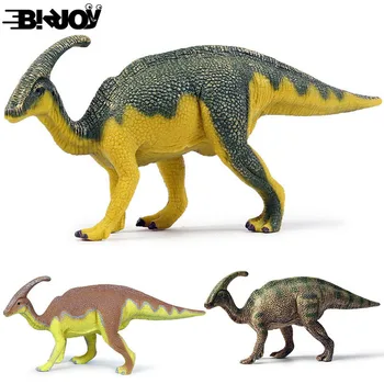 Parasaurolophus Dinozaur Model de Simulare Fiară Sălbatică Acțiune Figura de Învățământ din PVC Vechi Animal de Jucărie pentru Copii Copil Cadou