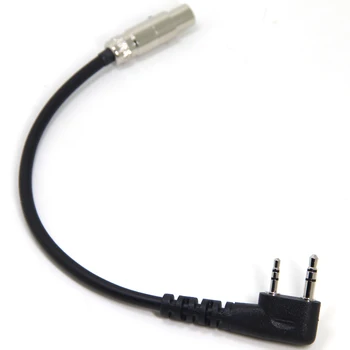 2-Pin Portabile de Radio Cablu Adaptor pentru Masina Ham pentru Kenwood HYT Relm