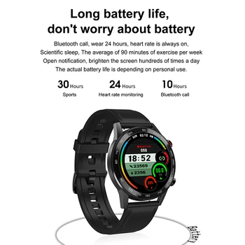 NR.1 DT95 Smartwatch Bărbați IP68 Impermeabil Bluetooth Apel 360*360 ECG de Căldură Rata de 1.3 inch TFT Monitor Somn VS L16 Ceas Inteligent ZQH