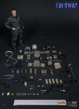 Colectie Completa de Acțiune Figura Model 1:6 American Echipă FBI Agent Detectiv din SAN DIEGO Detectiv pentru Cadou 78044 B