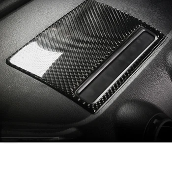 Real Carbon de Navigație Auto Stereo Ecran LCD Cover Garnitura se potrivesc Pentru Audi A3 S3 RS3-2016