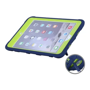 Copil în condiții de Siguranță Armura Caz pentru Apple iPad Mini 2 3 1 Lux Silicon Greu PC-ul Kickstand la Șocuri Cover pentru iPad Mini 123 Caz+Film+Pen