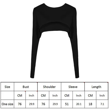 2020 Noua Moda Solidă Pulover Femei pe Gât Rotund Pulover Simplu de Cultură Pulover Crop Topuri tricouri Casual Slabire cu mâneci Lungi