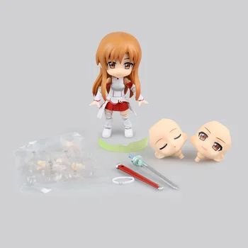 Anime-ul Sword Art Online Asuna PVC figurina de Colectie Model de păpușă jucărie 10cm 017#