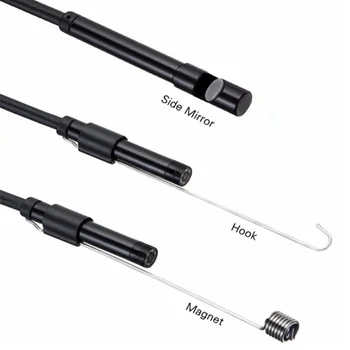 7.0 mm Endoscop cu Camera HD Mini USB Endoscop 6 LED 1M 3.5 M, 5M, 10M de Cablu rezistent la apa Inspecție Puncte pentru Android PC Sârmă Moale