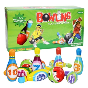 Arabă Colorate Numărul Moale Minge De Bowling Pini Copii Dezvoltarea Intelectuală Educația Jucărie
