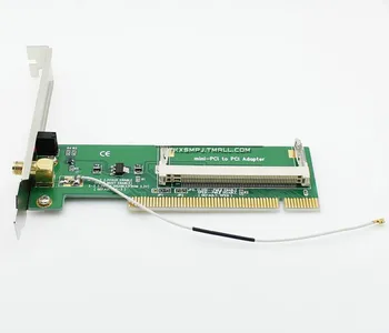 Mini PCI Wi-fi Sem Fio wi-fi a/b/g, Lan Card para adaptador PCI Padrao antena + 1 Antena atacado com numero de rastreamento