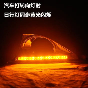 Styling auto LED DRL pentru Toyota Camry 2012-Lumini de Zi cu Zi cu Lampa de Semnalizare Estompat Funcția de Releu