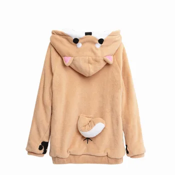 2020 Harajuku Totoro Kawaii Hanorac Cu Glugă Vecinul Meu Haină De Cosplay Fleece Palton Cu Urechile Harajuku Drăguț Jachete De Crăciun