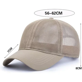 Unisex ochiurilor de plasă respirabil capac de vară snapback hat protecție solară sepci de baseball în aer liber, călărie sport alpinism pălărie de moda sălbatic pălării