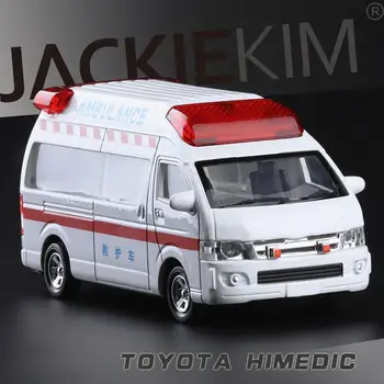 De înaltă calitate de simulare mare de 1:32 aliaj trage înapoi masini,Toyota leii de mare ambulanță metal model,livrare gratuita