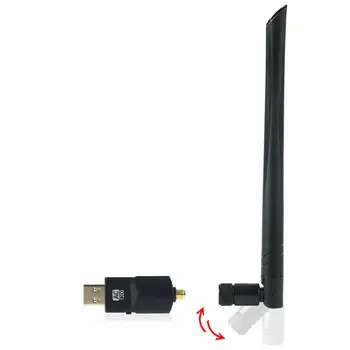 Wireless AC 600Mbps placa de Retea USB 2.0 Dual Band 2.4 G/5G Adaptor Wifi Dongle USB Wifi Receptor