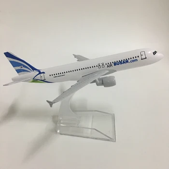 JASON TUTU Aeronave Model de 16cm Metal turnat sub presiune Busan, Coreea de companiile Aeriene Airbus A320 Macheta Avion Model de Jucării pentru Copii