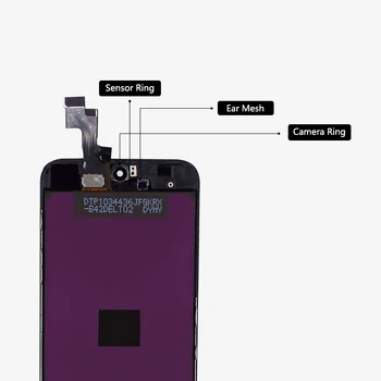 Clasa A+++ Nici un pixel mort Ecran Tactil Digitizer Înlocuirea Ansamblului LCD Pentru iPhone 5S ecran LCD tactil & ping