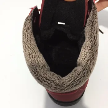 Moda Zăpadă Neagră de Iarnă Platforma Cizme Femei Ghete pentru Femei Pantofi Wedge Ține de Cald Cizme din Piele pentru Femei Adidasi Femei