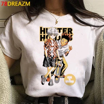 Hunter x Hunter Killua Hisoka haine barbati estetice casual japoneză top de vara tricou streetwear