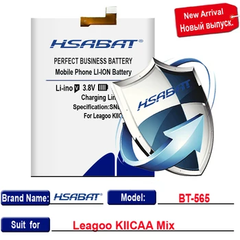 Original HSABAT 4550mAh BT-565 Baterie pentru Leagoo KIICAA se Amestecă T5 T5C de Înaltă Calitate Telefon Baterii