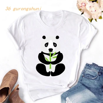 Vara topuri top alb harry styles ursi drăguț t-shirt harajuku kpop panda inima tricou kawaii vintage tricou femei 2020 tumblr