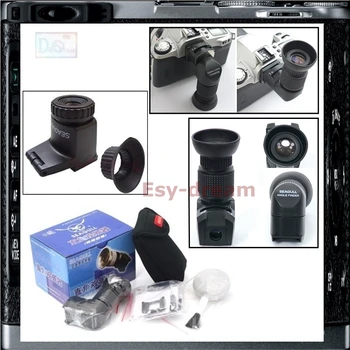 Pescărușul Unghi Drept Finder Vizor 1X-2X pentru Canon 700D 5D Mark II III 70D 6D Nikon D600 D3300 D5500 D7100 Pentax K3 K5 K7