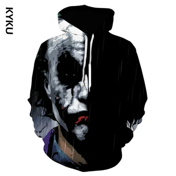 Clovn Stephen King 3D print mens hoodies de Groază joker Hoody Tricou Sport Trening barbati