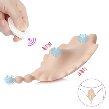 Portabil Fluture Vibrator Vibrator Chilotei Sex Jucării pentru Adulți Femei Clitoris Vagin Anus Masaj la Distanță de sex Feminin Masturbator