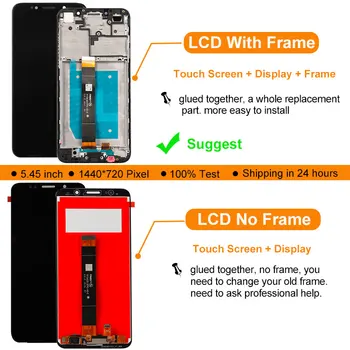 5.45 inch Display Pentru Huawei Y5 Lite 2018 DRA-LX5 Display LCD Touch Screen Cu Cadru Înlocuitor Pentru Huawei Y5 Lite 2018 Ecran