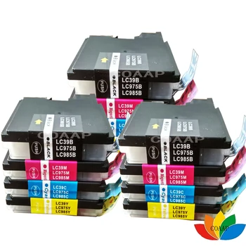 12 x LC39 LC985 LC975 Cartuș de cerneală Compatibil pentru Brother DCP J125 J315W J515W MFC-J265W J410 J415W J220 Printer