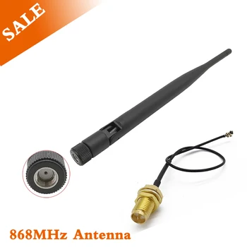 1Set 868MHz Antena RP-SMA Male Plug 868MHz 5DBI Antena 5dbi RP SMA 868MHz antena WiFi Cu 15CM RP SMA Female 1.13 mm Cablu