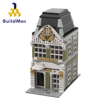 Buildmoc Turnul De Control Jucărie Clădire Compatibil Cu Lepining Oraș Serie De Blocuri De Pe Insulă-Închisoare Jucarii Cadou