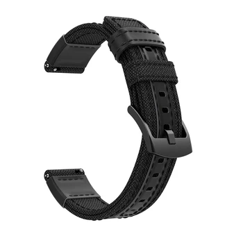 Pentru Huawei Watch 2/GT pentru Samsung Gear S3 Frontieră Clasic/S2 Nailon Curea din Piele Benzi bratara înlocui Brățară accesorii