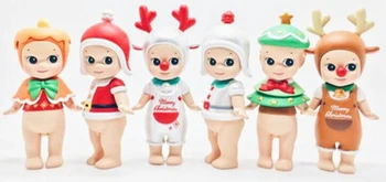 6pcs/lot de Crăciun Serie Sonny Înger Mini Figura PVC Păpușă Jucărie Kewpie Baby Doll de Acțiune Figura Cadou de Ziua de nastere Pentru Copii Colectie