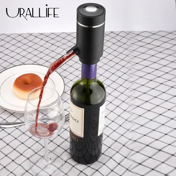 Urallife Electrice Inteligente Vin Roșu Dispenser Rapid Sobru Automat Decantor Vin de Încărcare USB Aerator Dozatorul Pentru Bucatarie