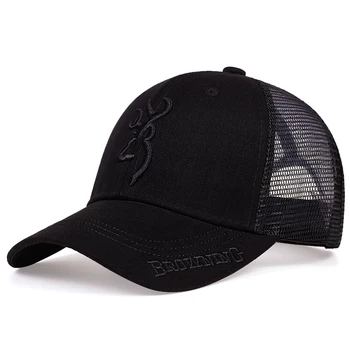 Nou BROWNING broderie șapcă de baseball pentru bărbați hip-hop valul doamnelor pălărie de vară ochiurilor de plasă respirabil capac în aer liber palarie de soare camionagiu