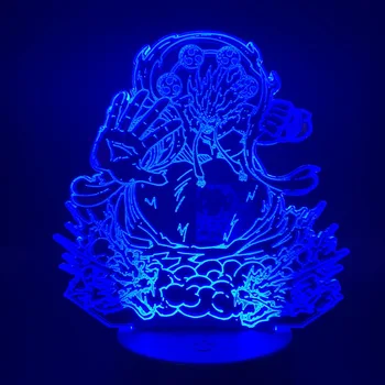 3D Lampa-O singură Bucată de Lumină pentru Copii, Sala de Desene animate Veioza Culoare Schimbare Live Camera Creative Lampa cu Senzor Tactil Led Lumina de Noapte