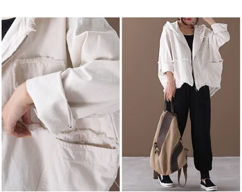 Femeile Lungi Casual Hanorac coreea Style Solid de Culoare supradimensionate jachete si paltoane cu ridicata T 016
