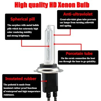 AC Kit Xenon Balast de Lampă 55W H1 H3 H7 H8 H11, 880 881 9005 9006 9012 4300K 5000K 6000K lumina Farurilor de Ceață de Lumină
