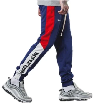 ZOGAA 2020 Bărbați Pantaloni Lungime Completă Partea Benzi Imprimate Pantaloni de Mens Joggeri Sport Fitness Pantaloni sex Masculin Epocă pantaloni de Trening